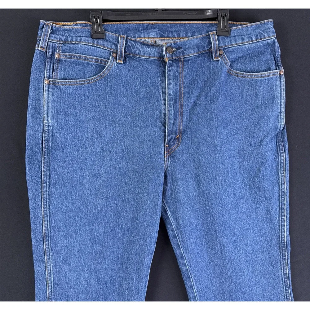Levis 537 Jean Men 40x30 Boot Cut Regular Stretch Dark Wash Denim Cowboy Western